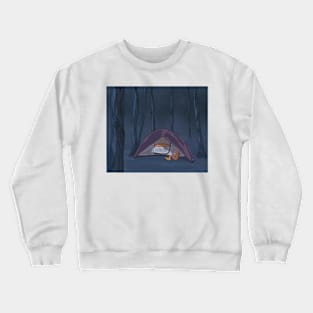 Tent Camping In The Woods Crewneck Sweatshirt